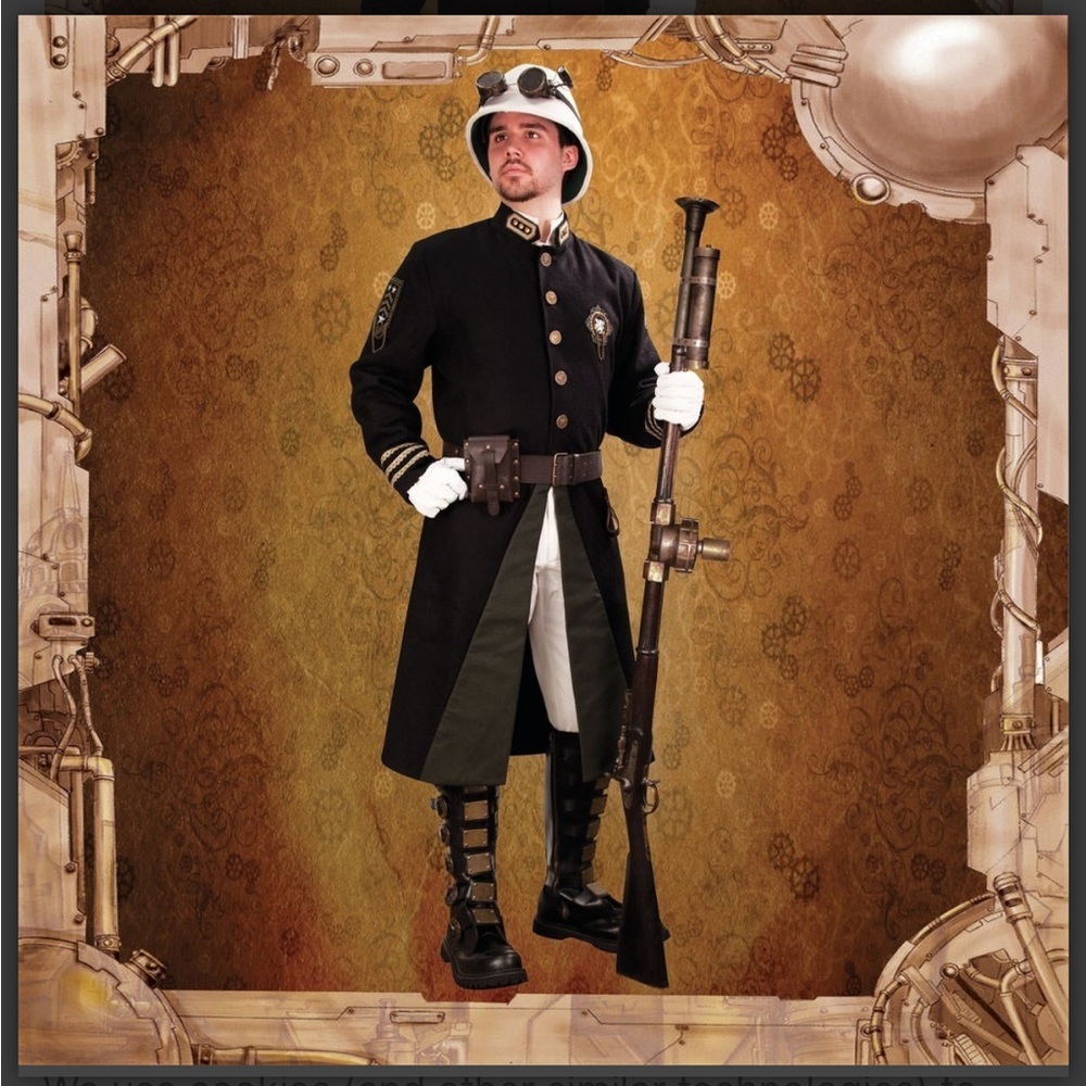 Victorian Edwardian British Imperial Officer Britannia Guard Wool Coat Jacket